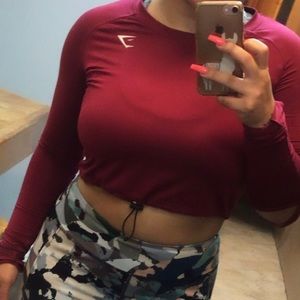 Gymshark Drawstring Crop Top